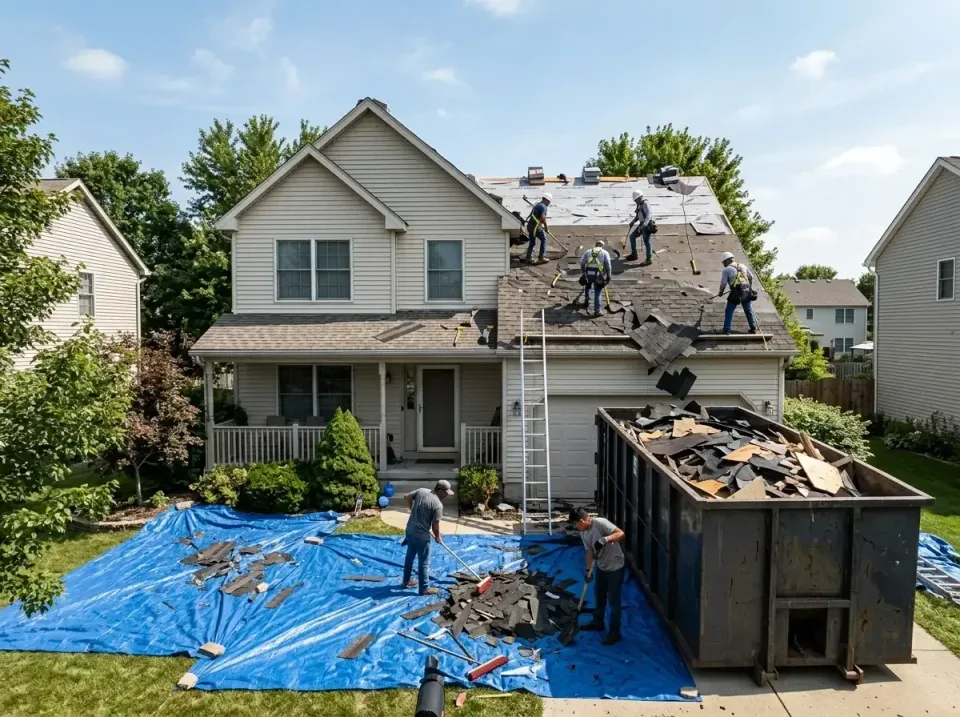 roof-replacement-debris-remova-004 — frequently asked questions, Cheapest Dumpster Rentals in Gentry, AR